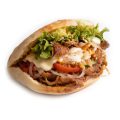 Döner Taschenbrot mit Mozzarella