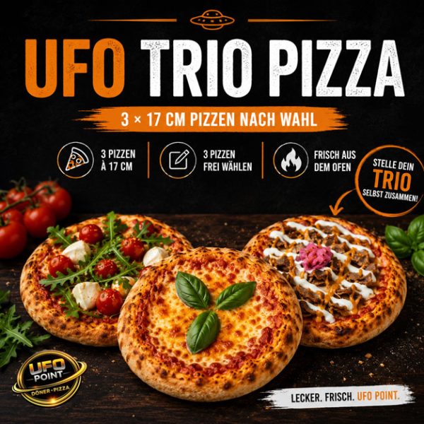 Trio Pizza Ufo Point